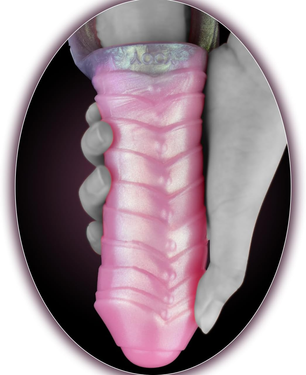 YOCY Uncut Style Erection Sheath for Couple Sex Life, Stretchable Girthy Penis Sleeve with Testicle Strap, Wearable Self Training Masturbation Handjob Sex Toy, Travel Friendly Add-On Sex Toy image number 3