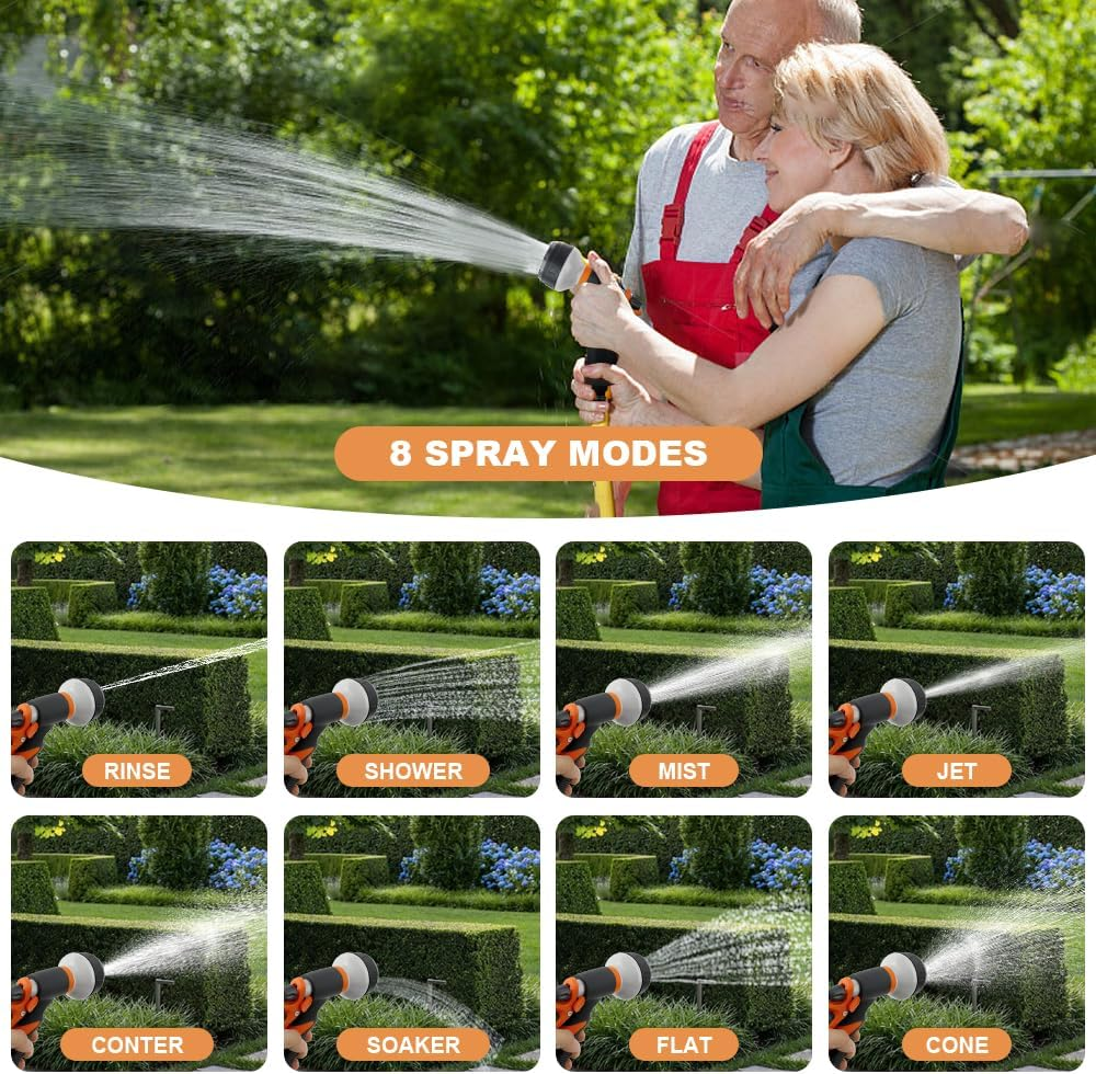 Garden Hose Nozzle Water Gun Hose Nozzle Garden Sprayer Hose Pressure Nozzle Plant Sprinkler Heavy Duty Water Spray Nozzle Hose Nozzle Heavy Duty Pistolet Arrosage Water Sprayer Water Hose Nozzle image number 5