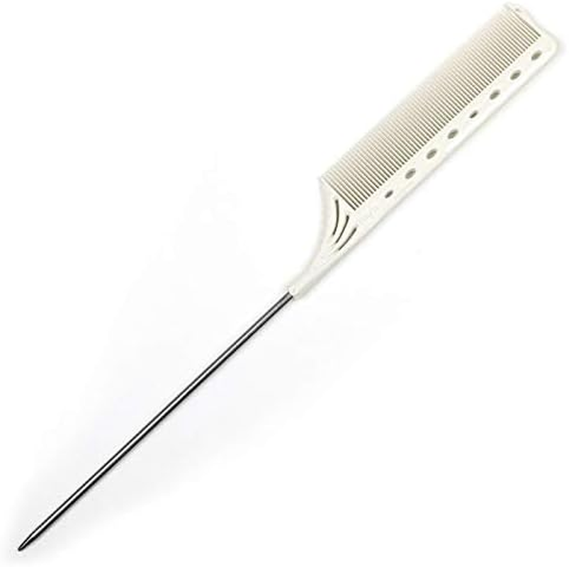 YSPARK YS-182-125 Y.S.PARK Tail Comb, White, 1 Piece