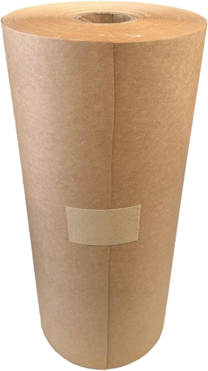 AZNPAC Kraft Paper Roll 450Mm X 235M Brown 80Gsm for Crafts and Gifts Wrapping Packing Shipping Art Supplies