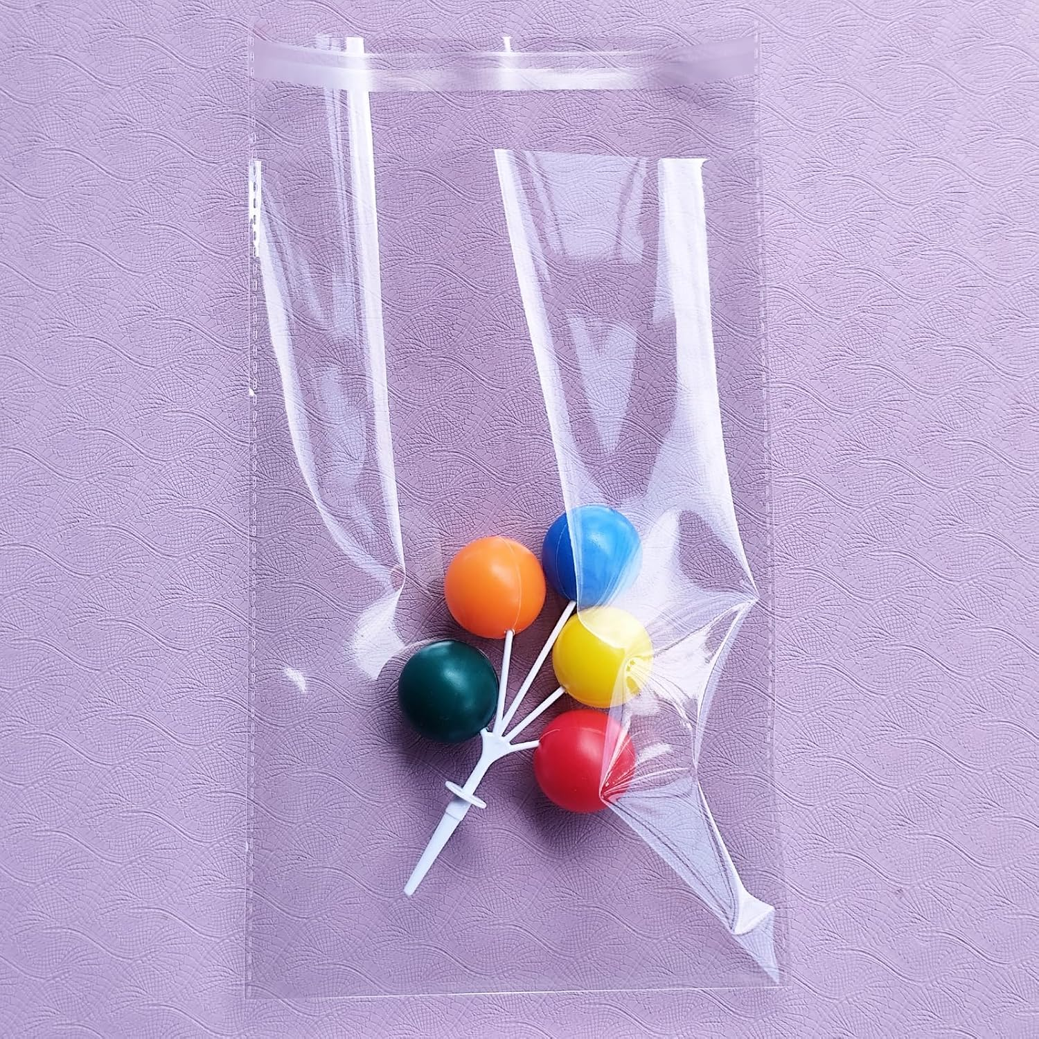 100 Count A5 Self Seal Clear Cello Cellophane Resealable Plastic Poly Bags for A5, Letter Sized Documents, Marketing Materials, Clothes (A5-100PCS) image number 2