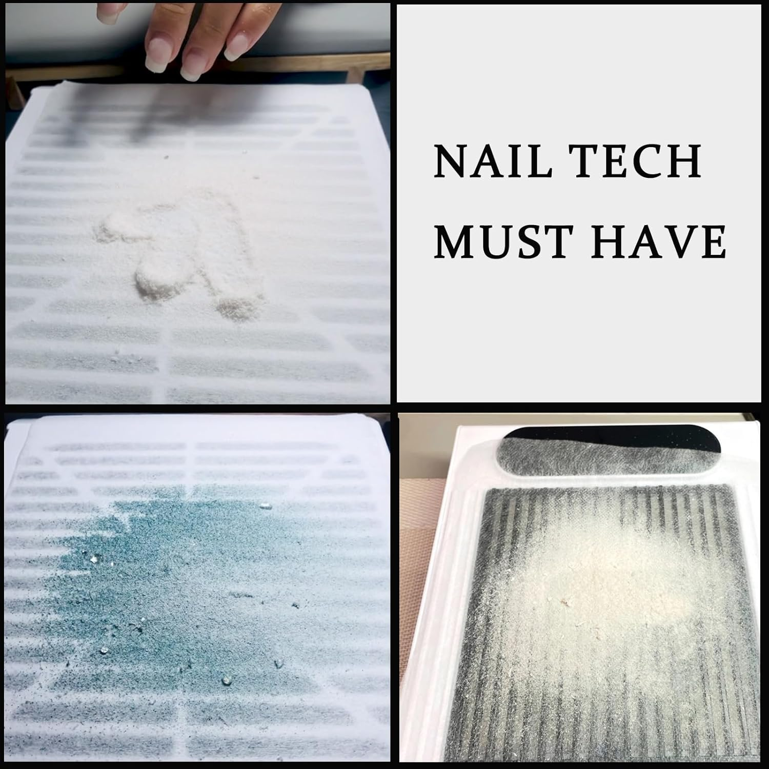 200 Sheets Nail Dust Collector Filter Paper Disposable Nail Dust Filters for Most of Nail Dust Collector Machine Nail Vacuum Dust Collector for Nail Salon Nail Spa Nail Tech Nail Supplies Accessories