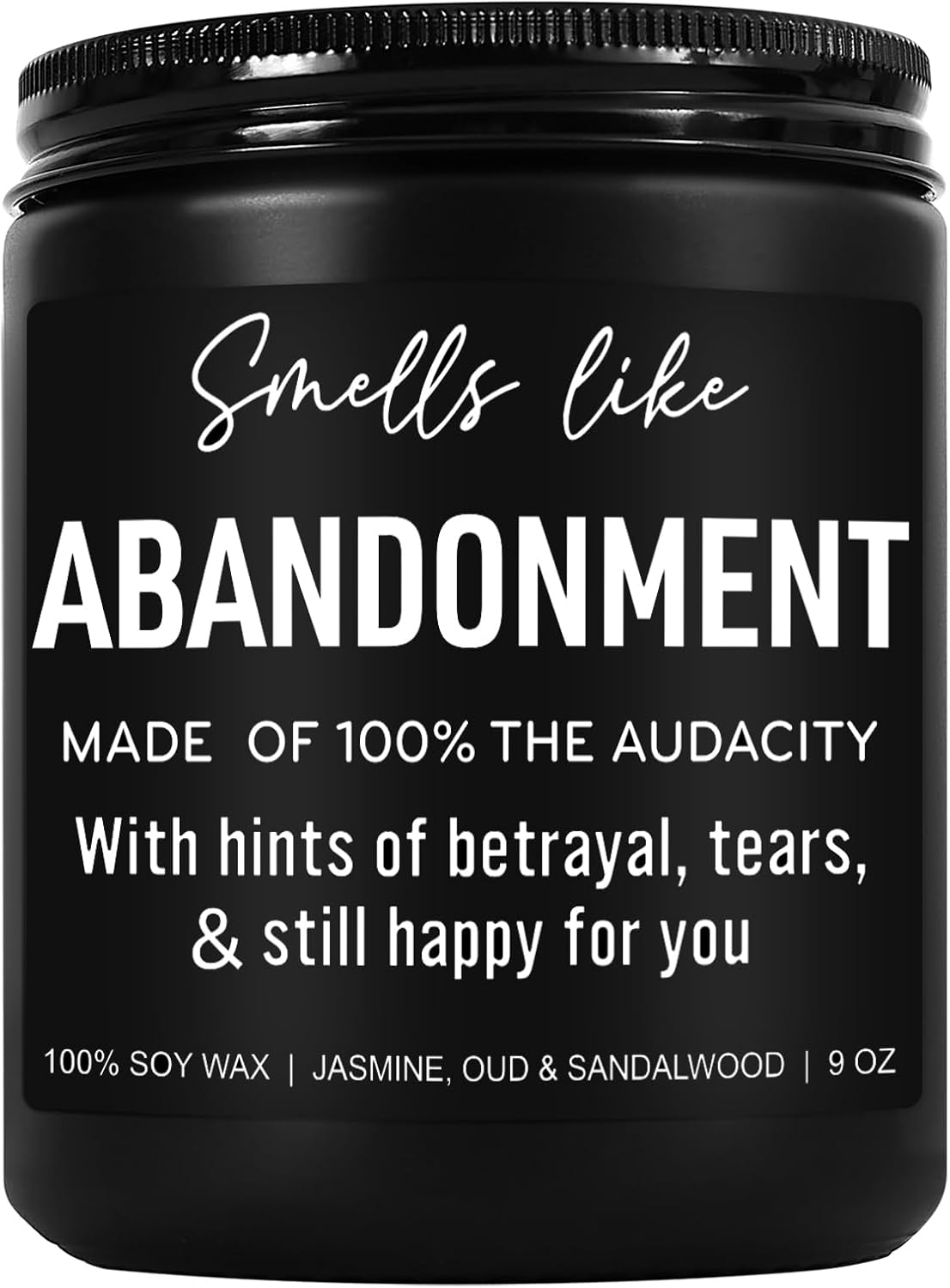 Younift Funny Scented Candle, Coworker Leaving Gifts for Women, Men - Going Away, Goodbye, Farewell Gifts for Coworkers, Friends, Boss, Work Bestie - Retirement, Moving Away Present Ideas - 9 Oz