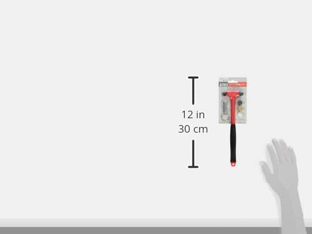 ANEX No. 9013 Mini Hammer, Head Replacement Type, Includes 5 Dedicated Heads, 9.6 Inches (245 Mm)