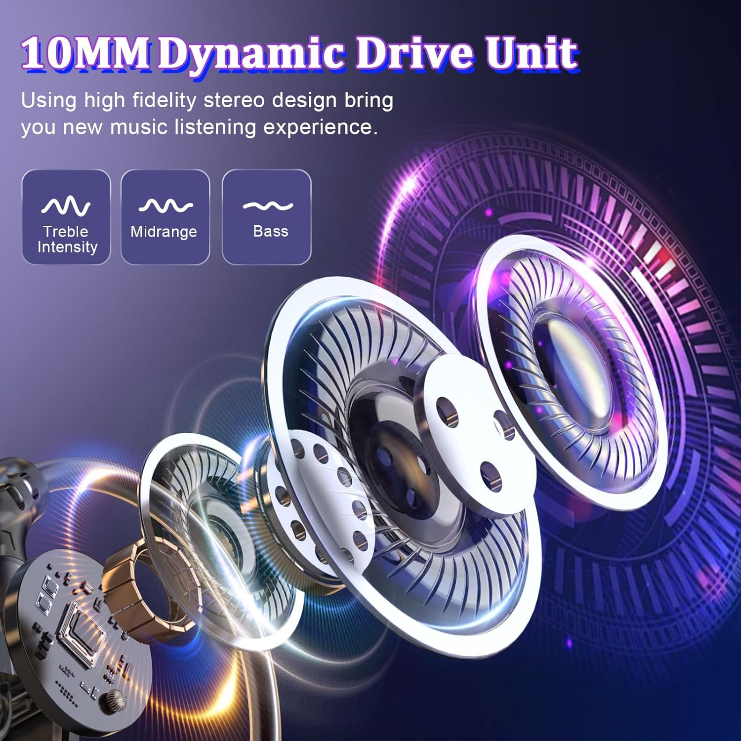 Bluefire Gaming Earbuds, 3.5Mm Wired Earbuds Noise Cancelling Gaming Earphones, In-Ear Headphones with Detachable Microphone & Volume Control for PC, Laptop, Phone image number 6