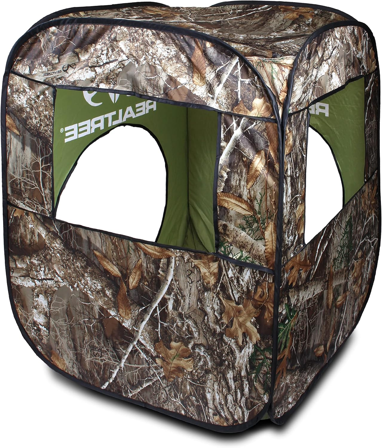 NKOK R/C Racing Realtree Pop up Hunting Blind, Easy Set Up, Indoor, Outdoor, Premium No Fade Fabric, Realtree Edge Pattern