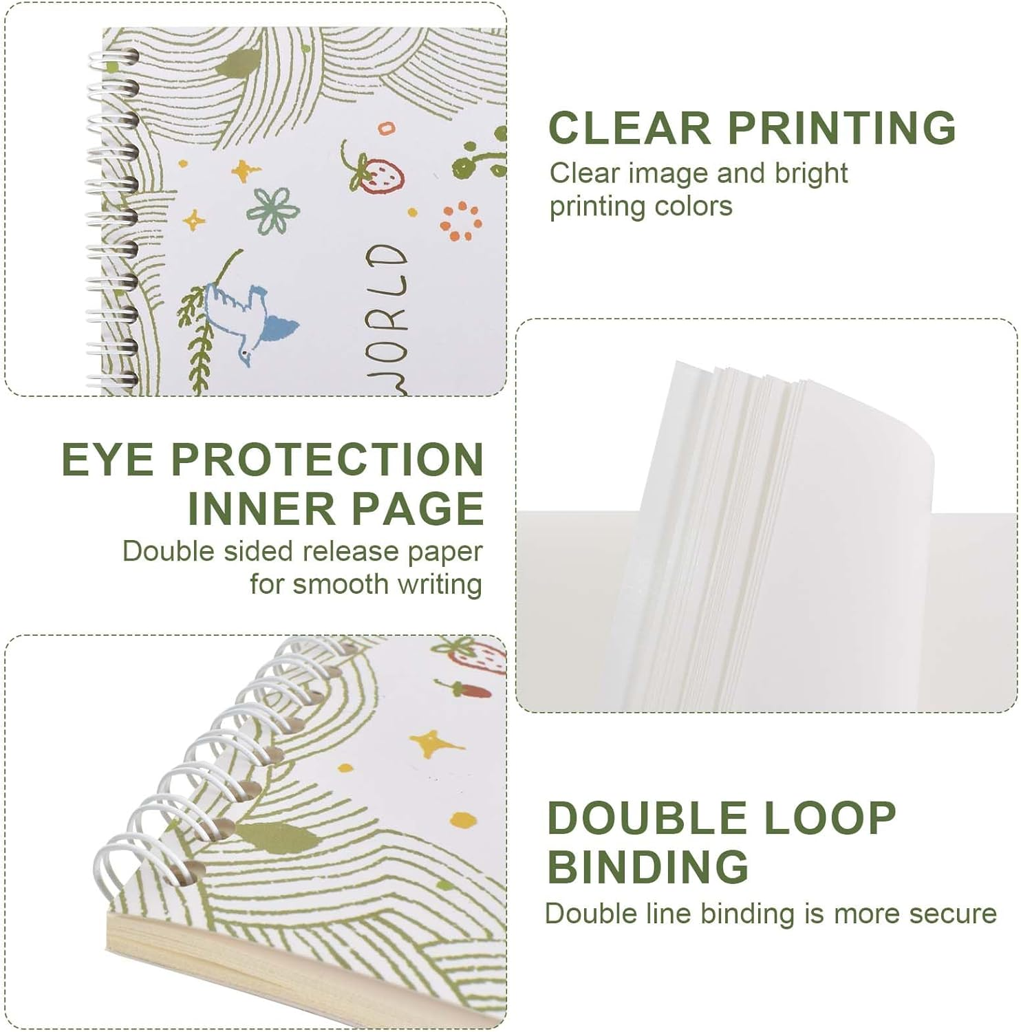 A5 Sticker Collection Album, Collection Books Album, Reusable for Books and Activities, Blank Sticker Book