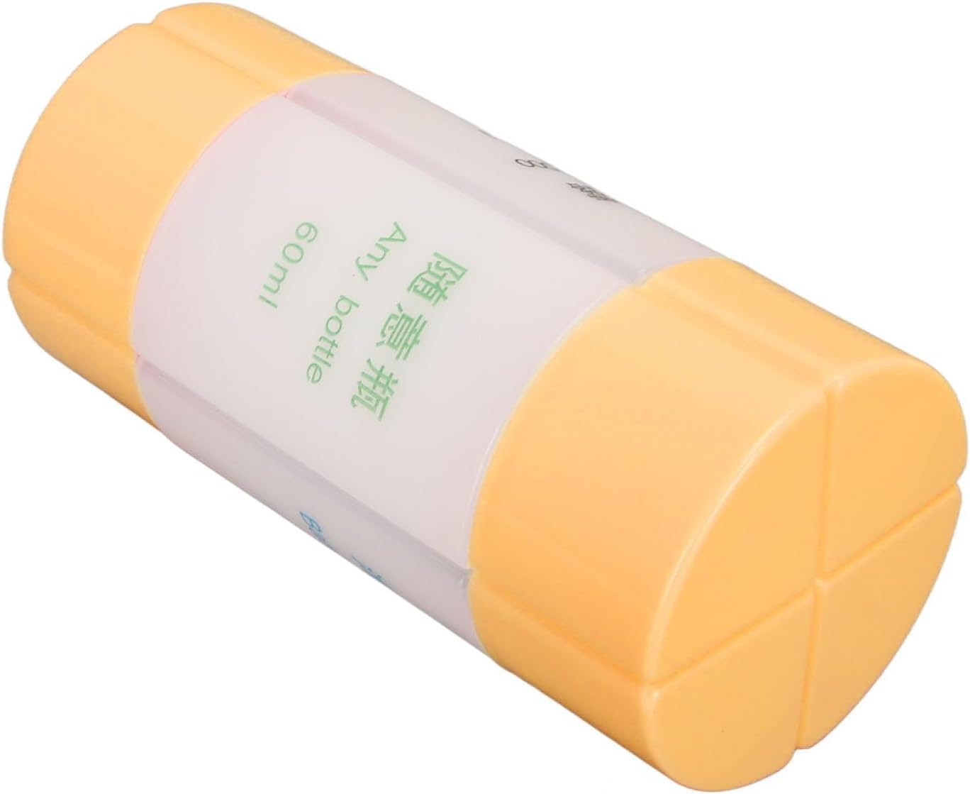 CUOFYUNL 4 in 1 Travel Dispenser Orange Strong Plastic Small Light Portable Shower Bottle for Shampoo Lotion Toiletries Soap image number 1