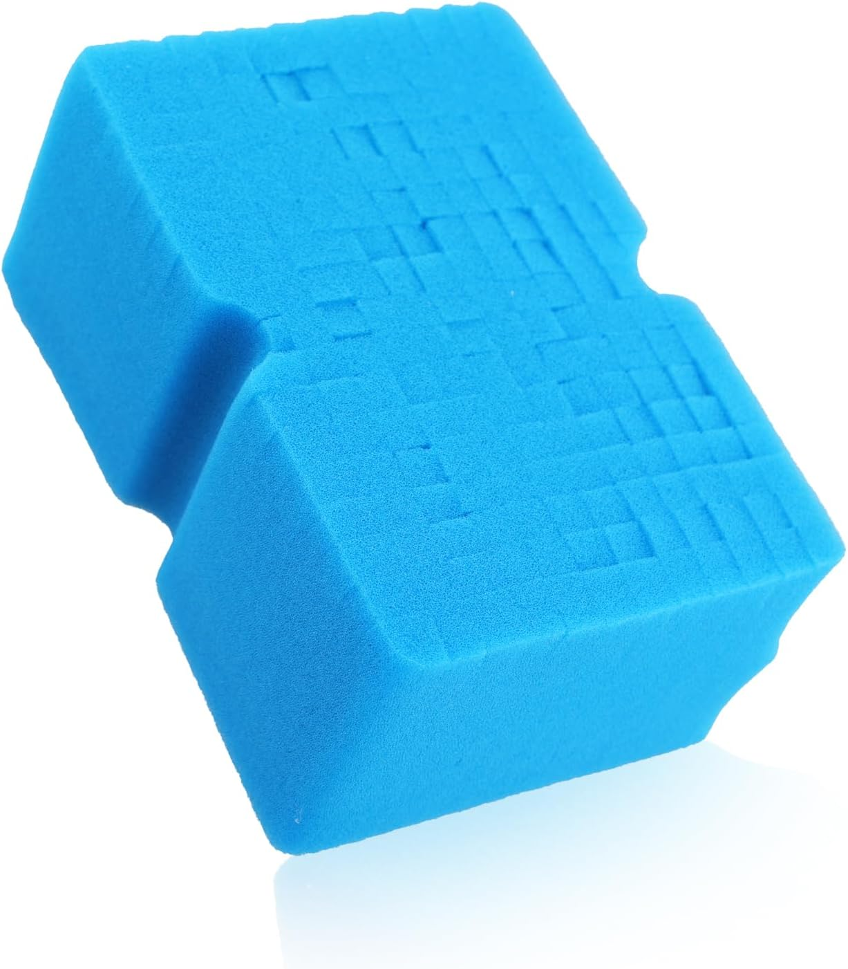 Car Wash Sponge, Non Scratch Car Sponges Soft Rinseless Foam Sponge for Detail Car Washing Cleaning (Red)