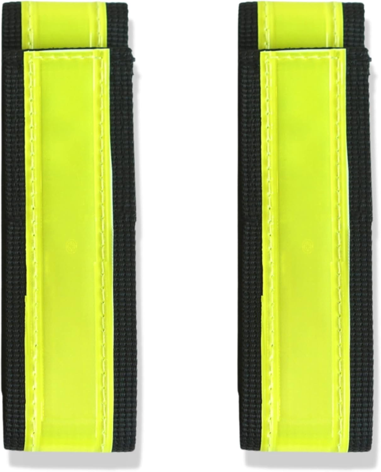 Vincita Reflective Bands - Highly Visible Safety Reflective Bands for Cycling, Walking, Running, and Hiking - Suitable with Molle Webbing on Backpack (Pair of 2)