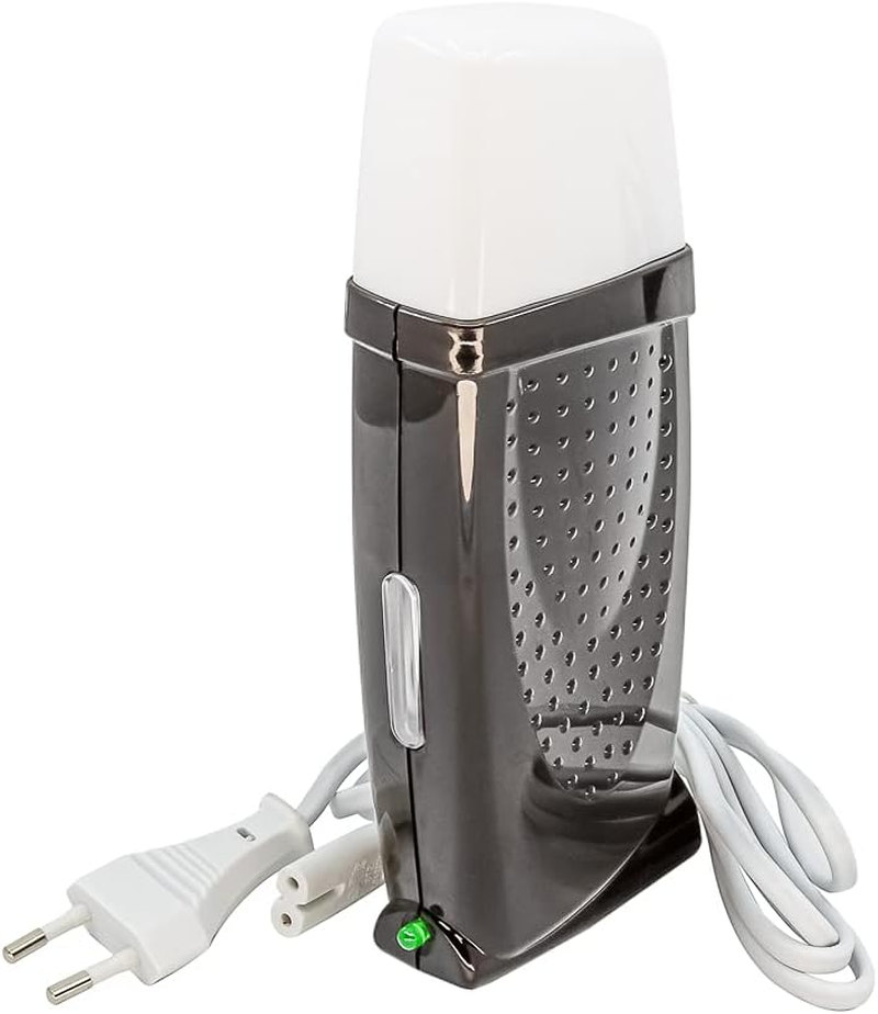 Epilwax Royal Complete Waxing Kit With: Professional Wax Heater 4 Roll-On Wax 100 Ml Vanilla, 100 Waxing Strips, 1 Bottle of 250 Ml after Waxing Oil (Royal Black Vanilla 4) image number 5