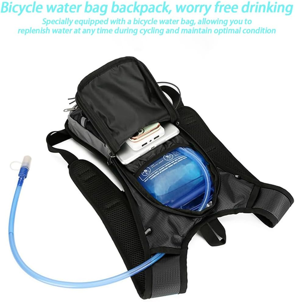 TOMVAES Hydration Pack, Ultra Lightweight Waterproof Hydration Backpack for Outdoor Sports Cycling Skiing Hiking Running Camping Climbing Hiking Backpack for Men Women image number 3