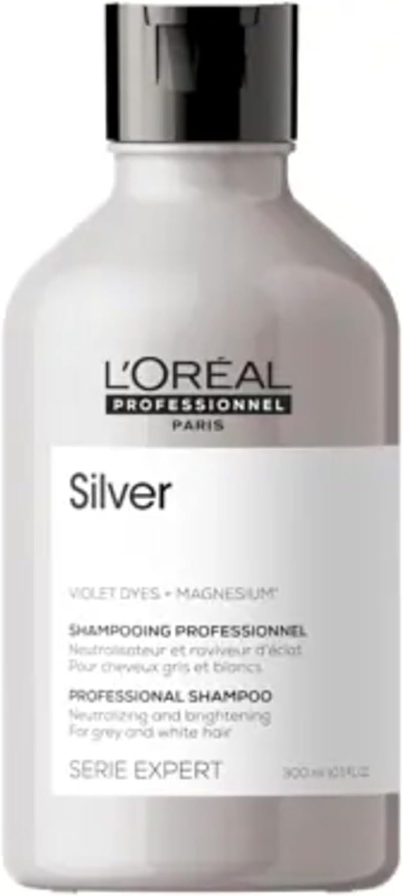 L&rsquo;Or&eacute;al Professionnel Color Depositing Purple Shampoo | Salon Grade Neutralization of Unwanted Brassy & Yellow Tones | for Natural, Colored, or Bleached White, Silver, & Blonde Hair | 300Ml image number 4