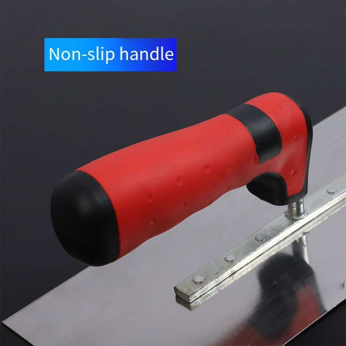 AIMALL Mason Trowel Set, Sharp Tooth Square Tooth Flat Trowel for Tiling and Plastering, Premium Stainless Steel Blades, Durable Aluminum Handle image number 6