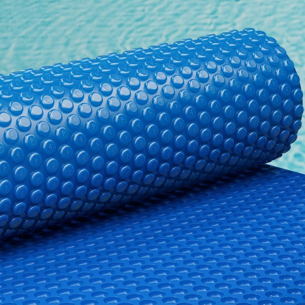 Aquabuddy Pool Cover 600 Micron Bubble Heat Solar Blanket Shed Blue 6.5X3M image number 2