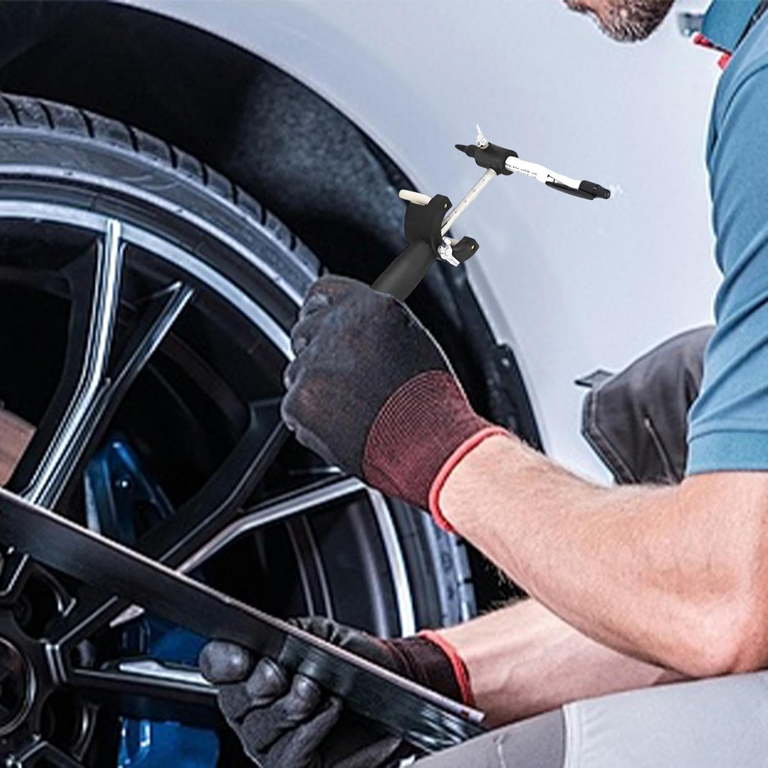 Wheel Marking Gauge, Adjustable Wheel Scriber, Auto Body Tools, Car Repairing Scriber, Wheel Arch Tools, Adjustable Car Repair Tools, Auto Body Equipment, for Family, Friends, Home image number 4