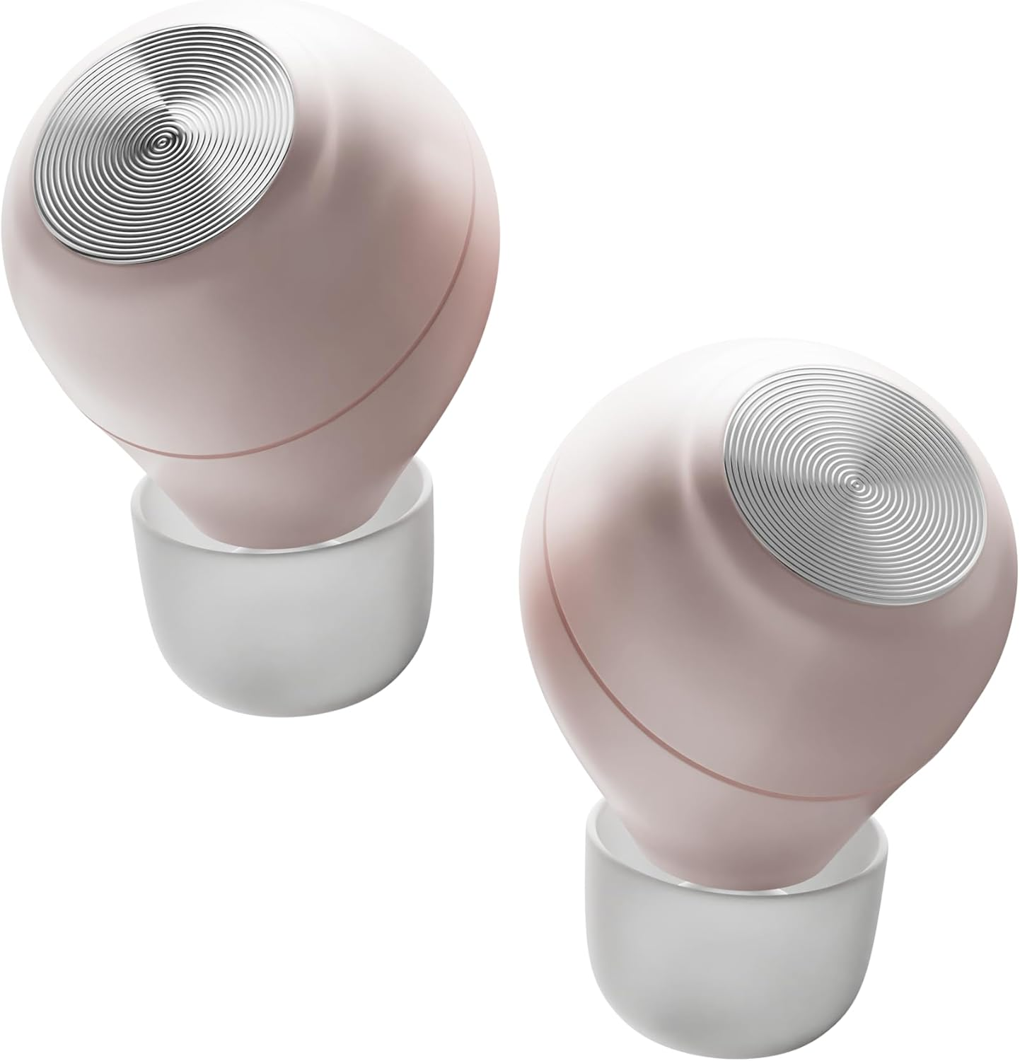 Sudio T3 Powder Pink - In-Ear Earbuds. up to 6 Hours Play Time (25 Hours Total), Snug and Comfortable Design, Built-In Microphones (2), Touch Buttons, USB-C Charging, Bluetooth 5.4 - Powder Pink image number 2