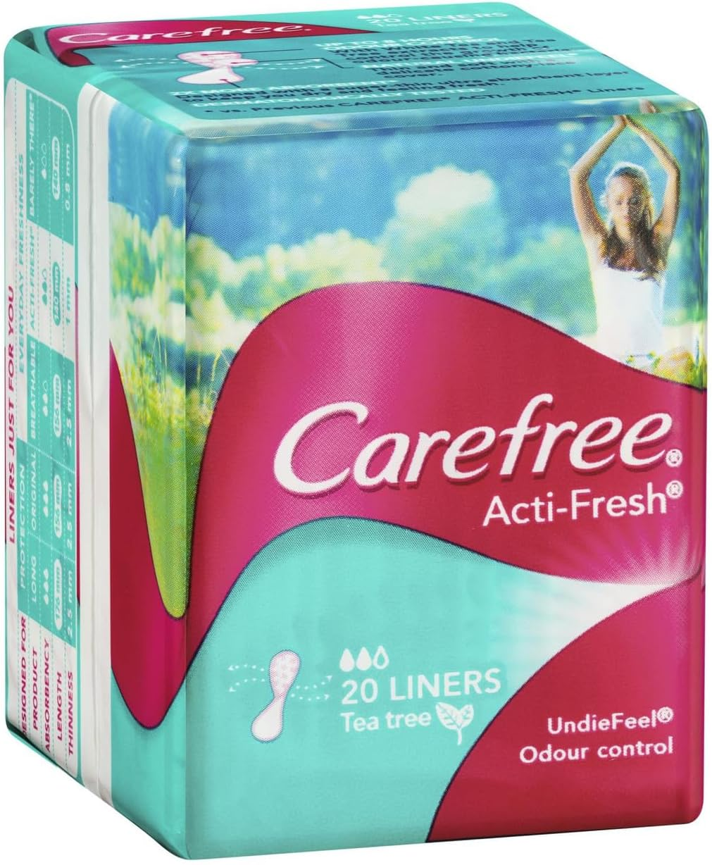 Carefree Tea Tree Acti-Fresh Liners (Pack of 20) image number 4