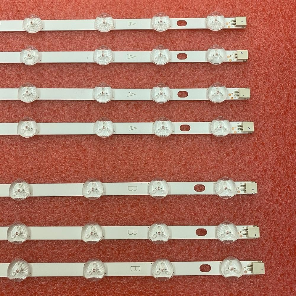 LED Backlight Strips Compatible with Panasonic TX-50A300E TX-50A300B Compatible with HITACHI 50HYT62U TE50275S20F1T10D VES500UNDC-2D-N01 VES500UNDA 50 NDV (Color : Kit 7Pcs for 1 TV) - 10 Kit For 10 Tv image number 4