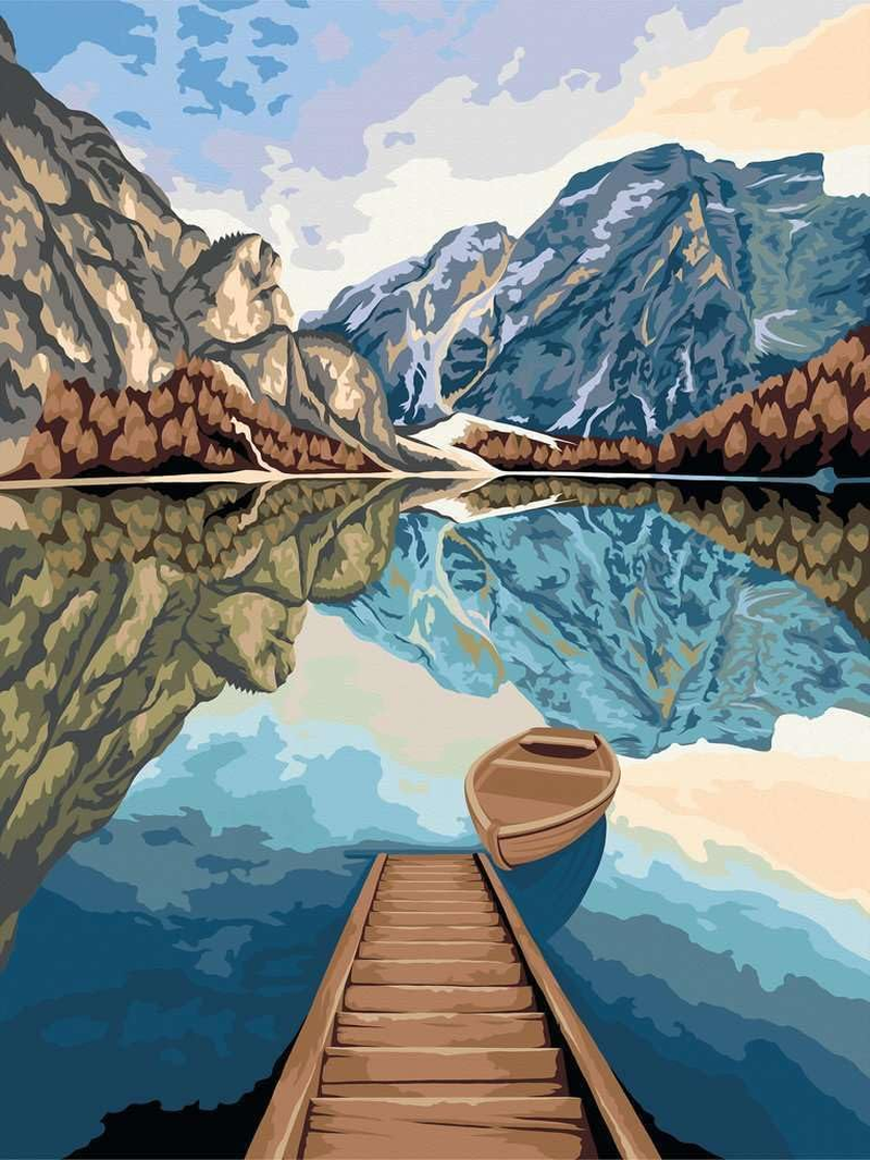 Ravensburger Creart - Malen Nach Zahlen 23612 - Lake Views - Ab 12 Jahren image number 4