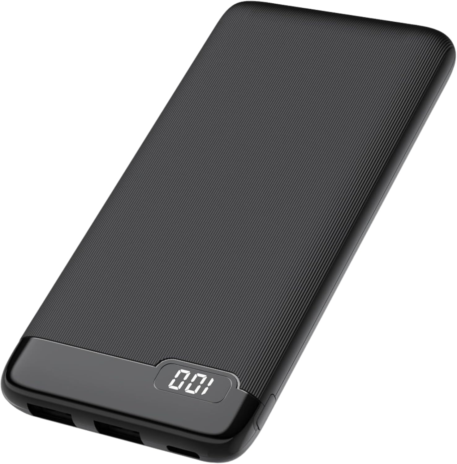 Laser Chargecore Powerbank with Battery Display 10000Mah, Dual USB Charger, 10W Fast Charging, Portable Charger, USB-C & Micro USB Inputs Compatible with Iphone/Android, Tablets, Ipad and Smartwatch image number 4