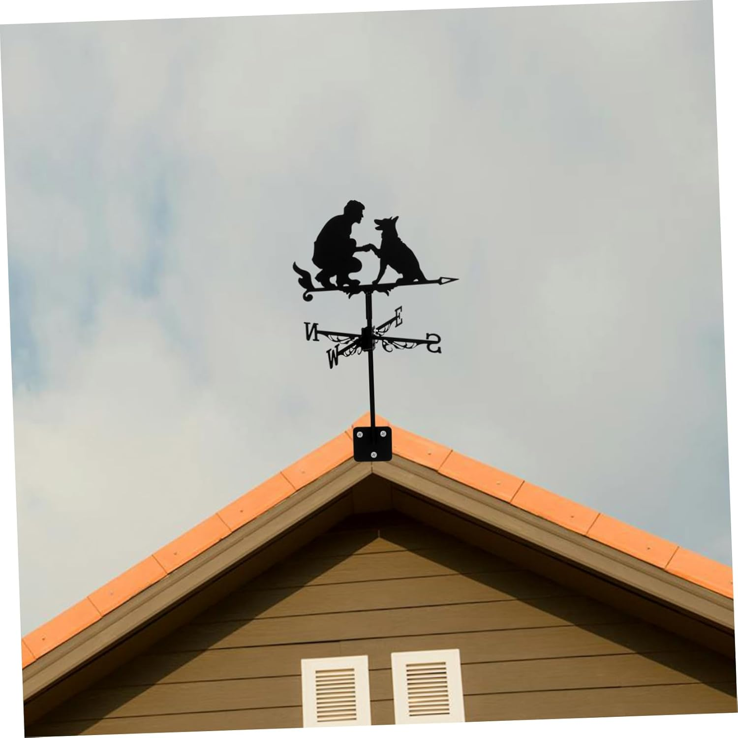 CAXUSD Garden Decor Weather Vane Large Weather Vane Wind Indicator for Yard Decorative image number 6