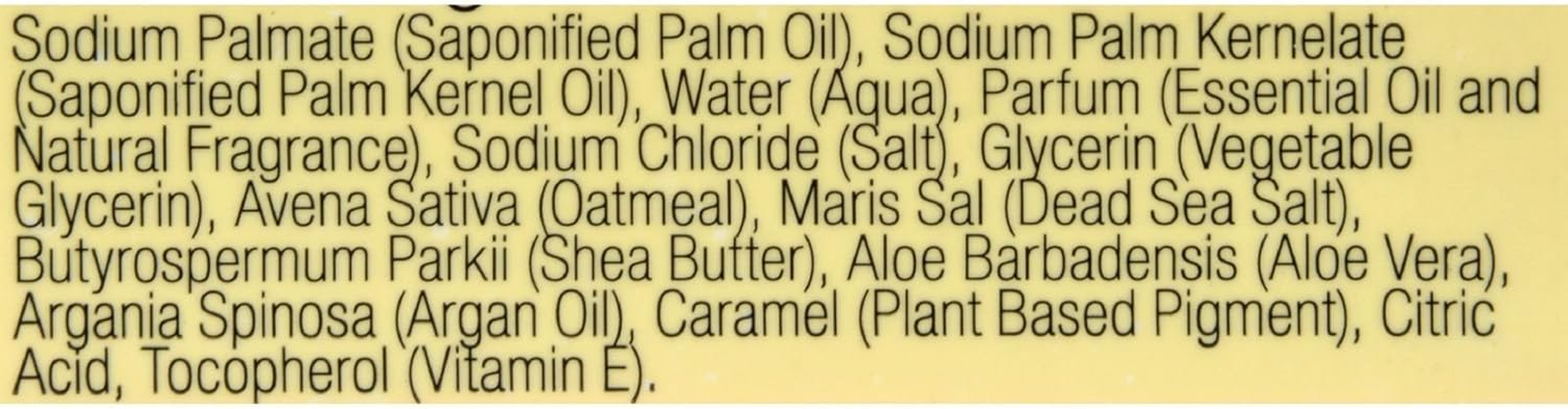 One with Nature - Dead Sea Mineral Bar Soap Mild Exfoliating Vanilla Oatmeal - 7 Oz.