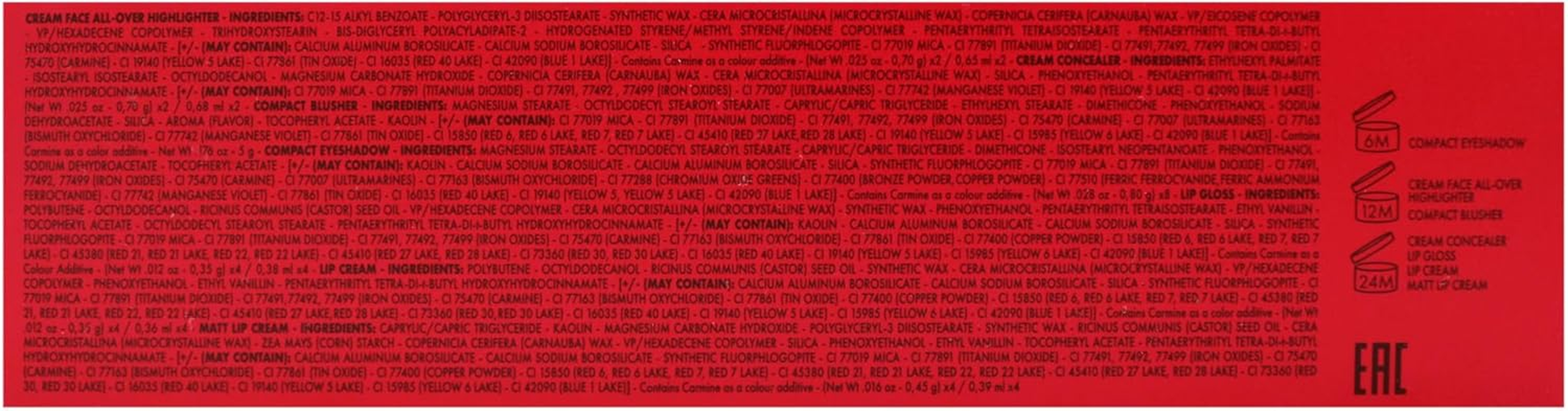 PUPA PUPART M RED 003 TRICKS KIT