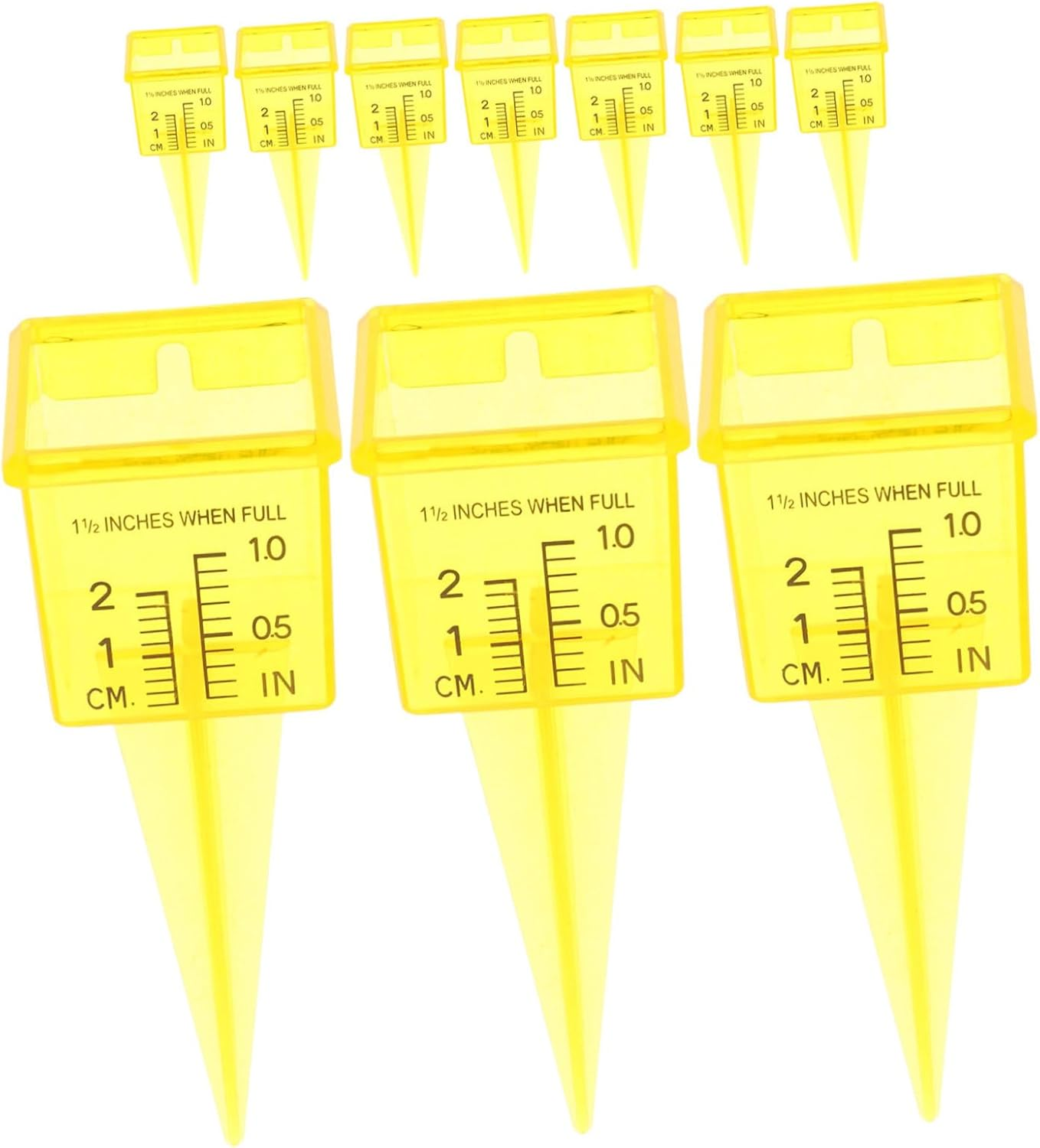20Pcs Lawn Rain Gauge Sprinkler Water Measurement Tool for Garden Patio Portable Rain Tube for Accurate Outdoor Water Level Monitoring image number 5
