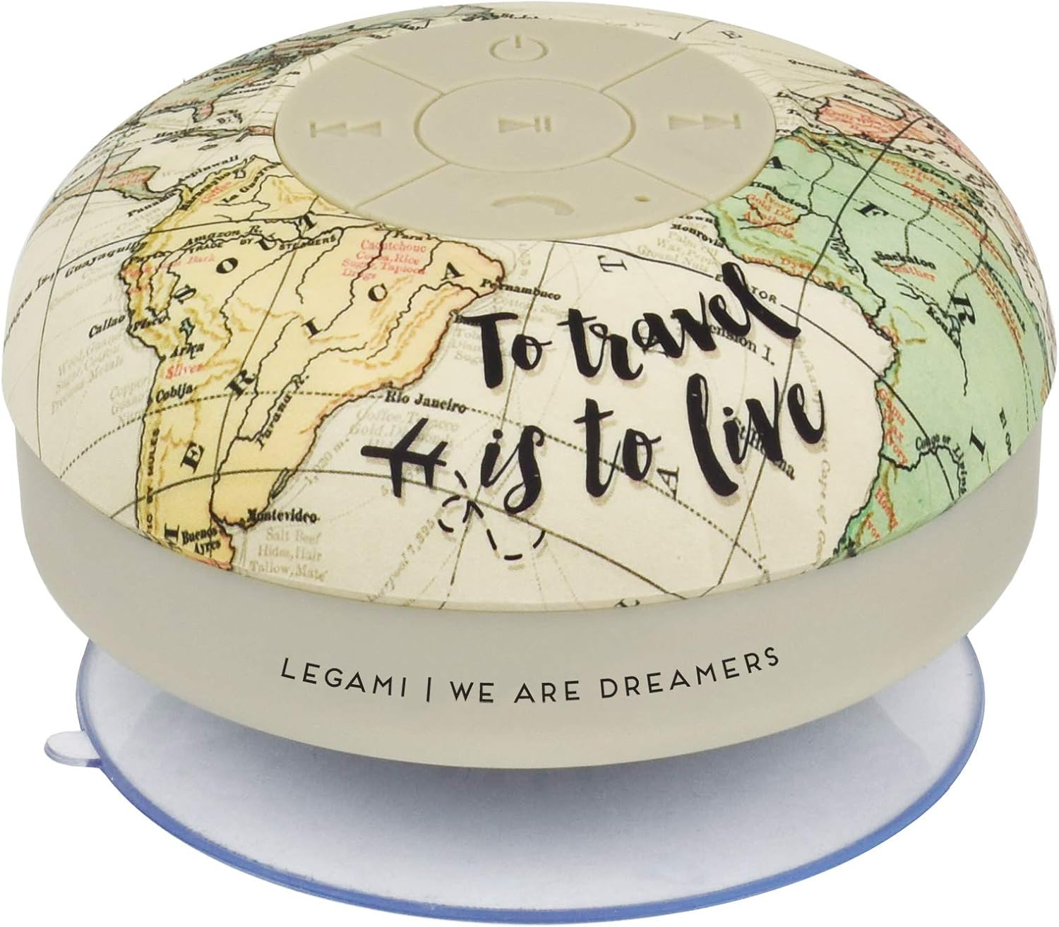 Legami Singing in the Shower Bluetooth Hands-Free Kit and Travel Speaker