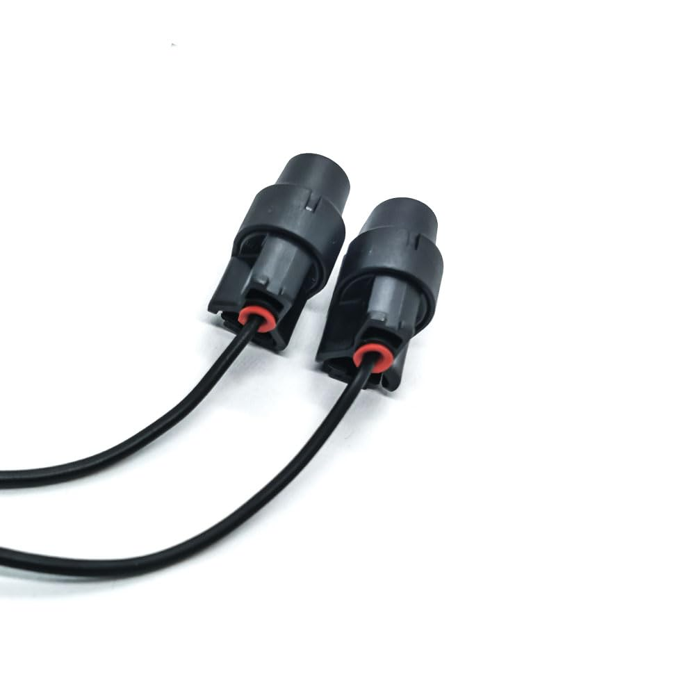 2Pcs Connector 1 Pin Harness for Replacement 1992-1998 Toyota 90980-11428 Temperature Sensor image number 1