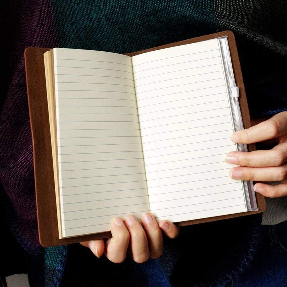 To My Wife Leather Journal - Never Forget That I Love You -140 Page Notebook, Refillable Travel Journal Diary Sketchbook, Birthday Anniversary to Wife from Husband image number 5