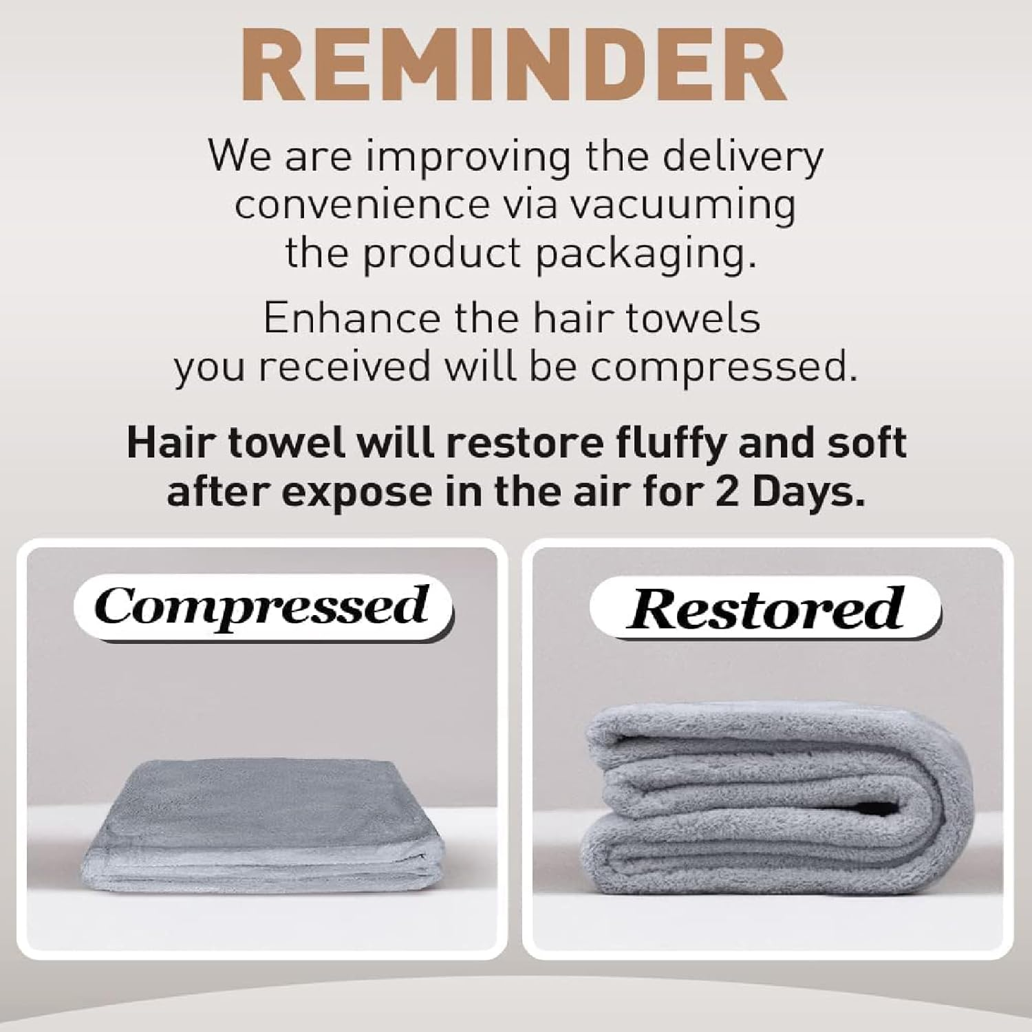 Microfiber Hair Towel, Turban 3 Pcs Hair Turbans for Wet Hair,Hair Drying Towel with Button,Head Towel to Dry Hair Quickly Drying Hair Wrap Towels for Girls with All Hairstyles (Blue,Grey,Pink) image number 1