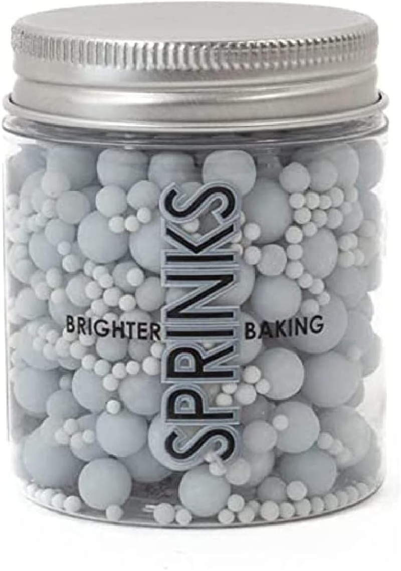 Sprinks Pastel Bubble Bubble Sprinkles - Edible Cake Toppers | Baking Decorations for Cakes, Cupcakes, and Desserts for Holidays and Special Occasions | 65G, Pastel Blue