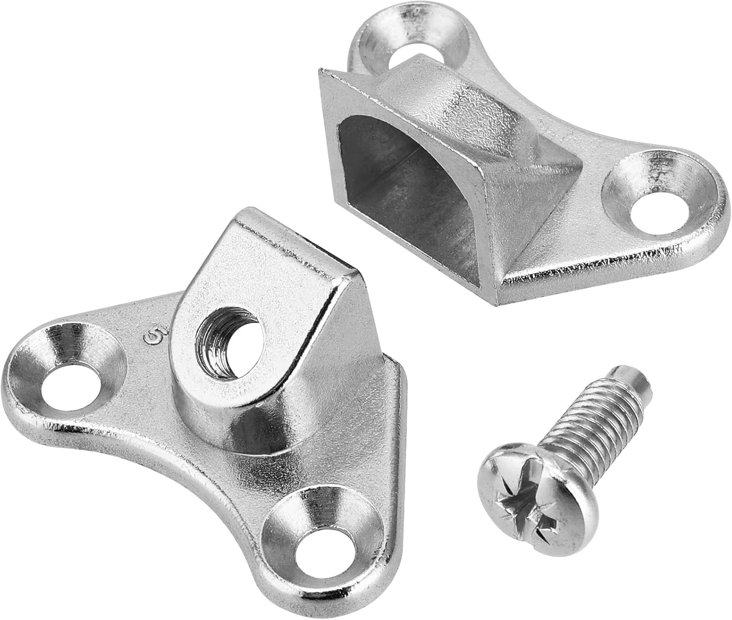 20 PCS Detachable Corner Brace, Butterfly Corner Code Bracket, Removable Corner Brace L Bracket Connector with Screws, Butterfly Shape Support Bracket for Wood, Furniture Leg, Frame, Silver image number 5