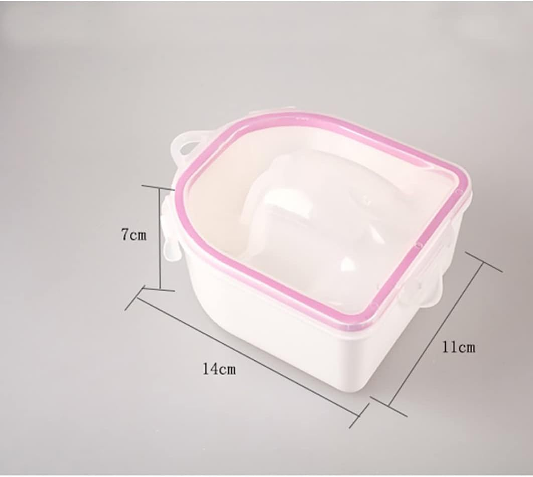 KUYYFDS Professional Acetone Resistant Double Layer Nail Spa Bowl Nail Polish Remover Manicure Tool for Salon or Home Use Polish Remover