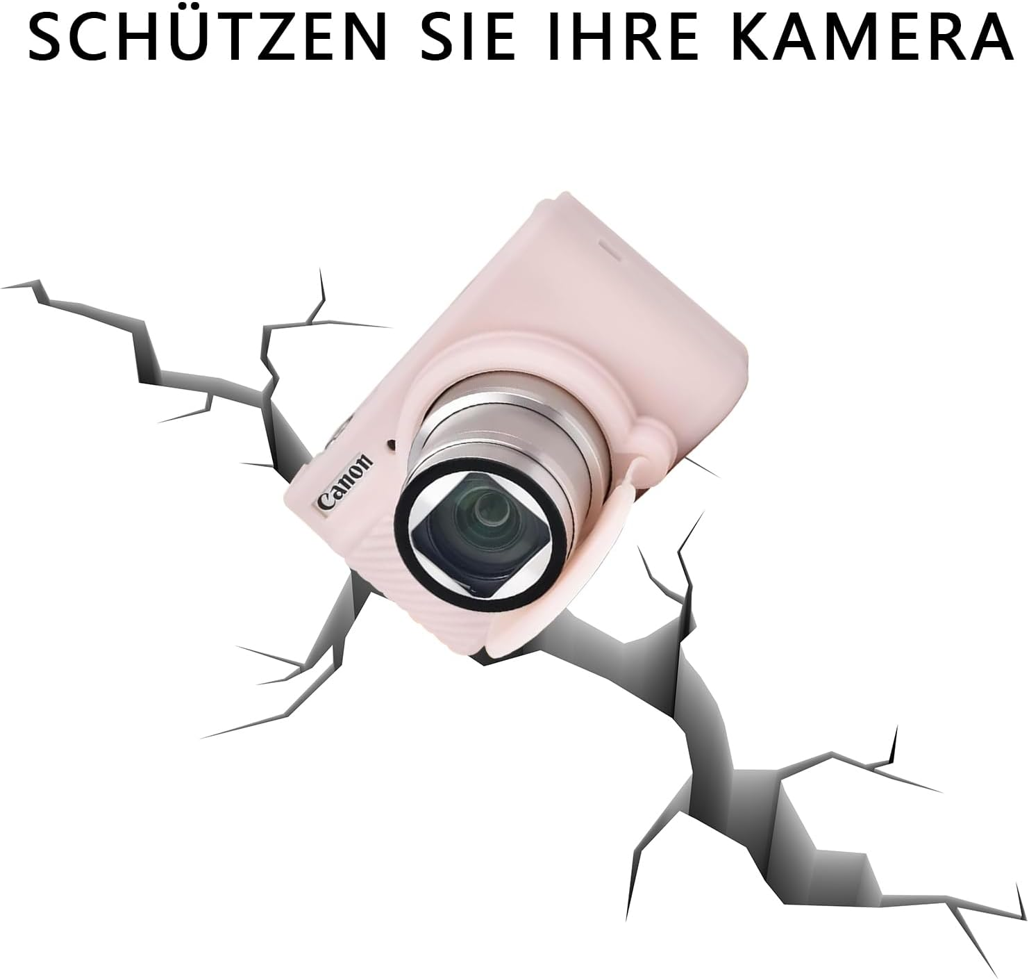 Aiyraa Canon Powershot SX740 HS Soft Silicone Protective Case Scratch-Resistant Cover with Removable Lens Cover for Canon SX740 SX730 HS Camera image number 2