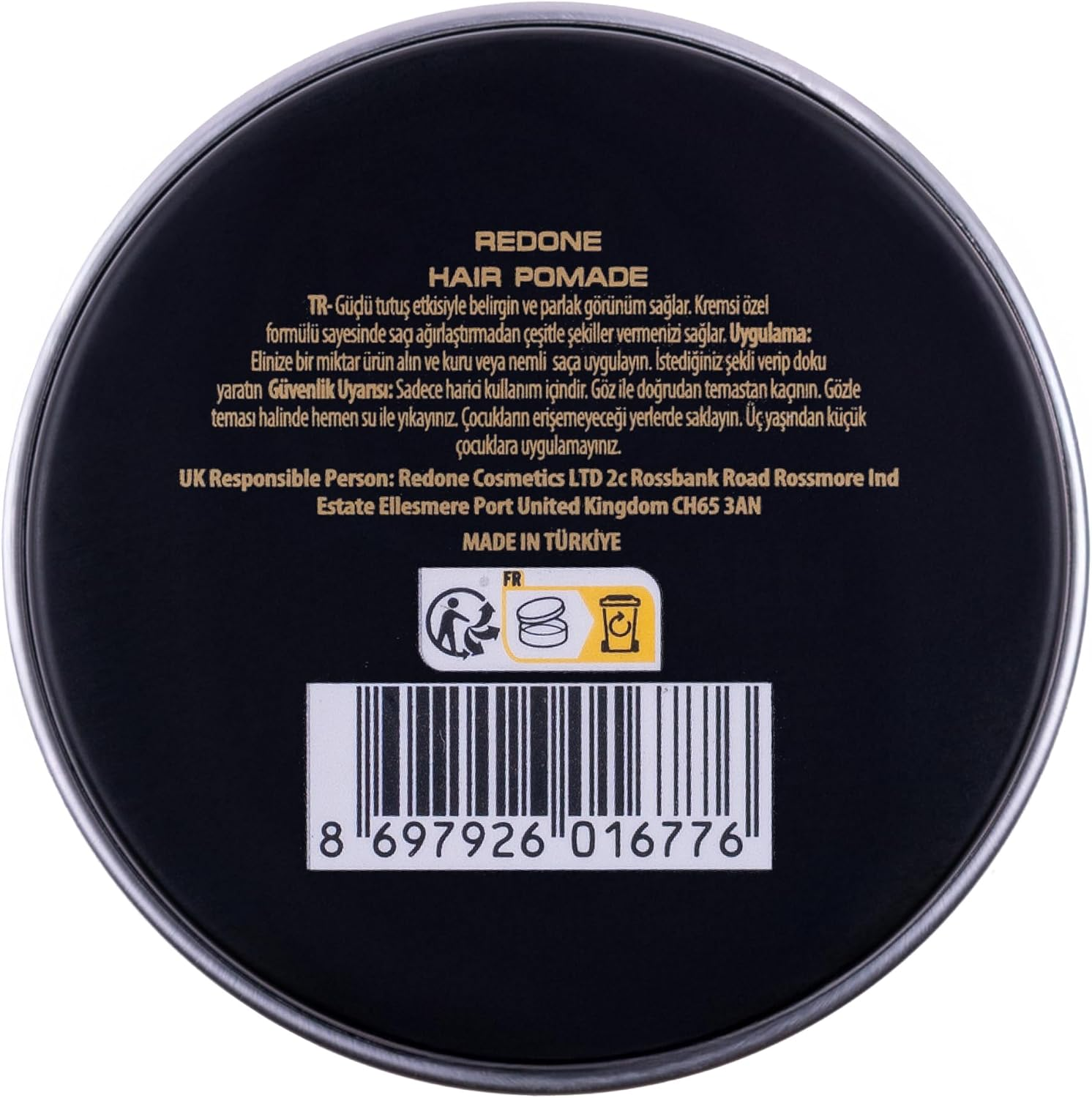 Redone Creative Hair Pomade Wax 100Ml | Strong Hold | Matte Look | Styling Excellence in a Tin Case | Travel Size | Pomade Hair Styling Wax image number 2