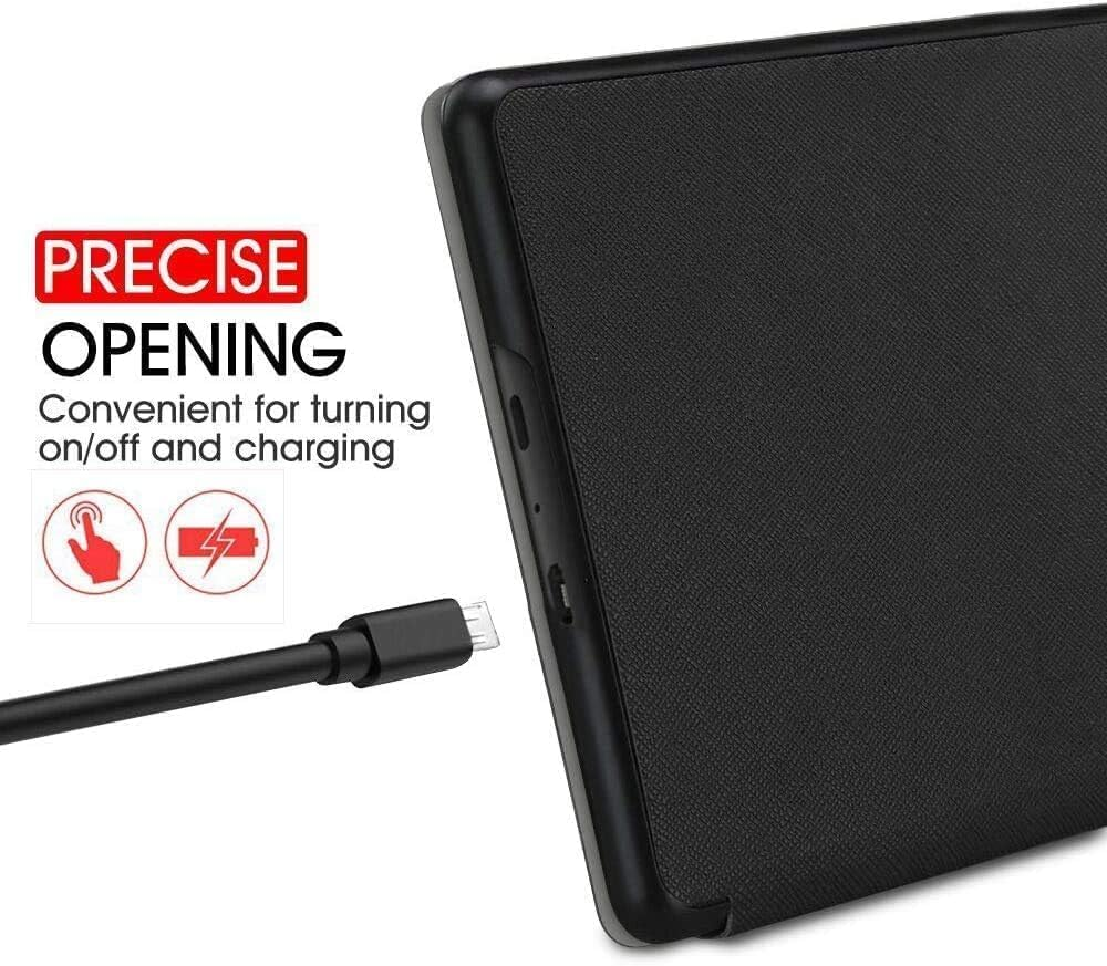 T Tersely Slimshell Case Cover with Hand Strap Belt for 7" All-New Kindle Paperwhite 12Th 2024 or Kindle Colorsoft 2025 1St Signature Edition, Magnetic Shell Cover, Magnetic Shell Cover - Wavy - Flowers image number 4