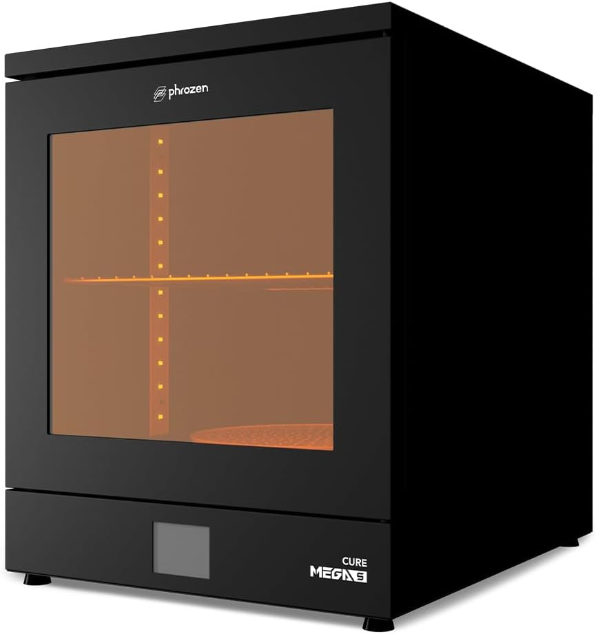 Phrozen Cure Mega S Post-Curing UV Lamp, Curing Station, Post-Printing Large Build Fan Drying Mode Ultra High UV Light Power, 360&deg; Transparent Turntable image number 3