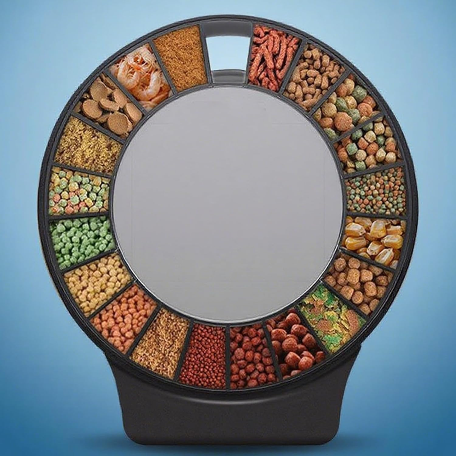 Fish Tank Feeder Automatic with 6-Level Adjustment | Automatic Shrimp Feeder | 140Ml Programmable Feeding Timer Tank Aquarium for Desktop Office Home Axolotl Frog Shrimp image number 6