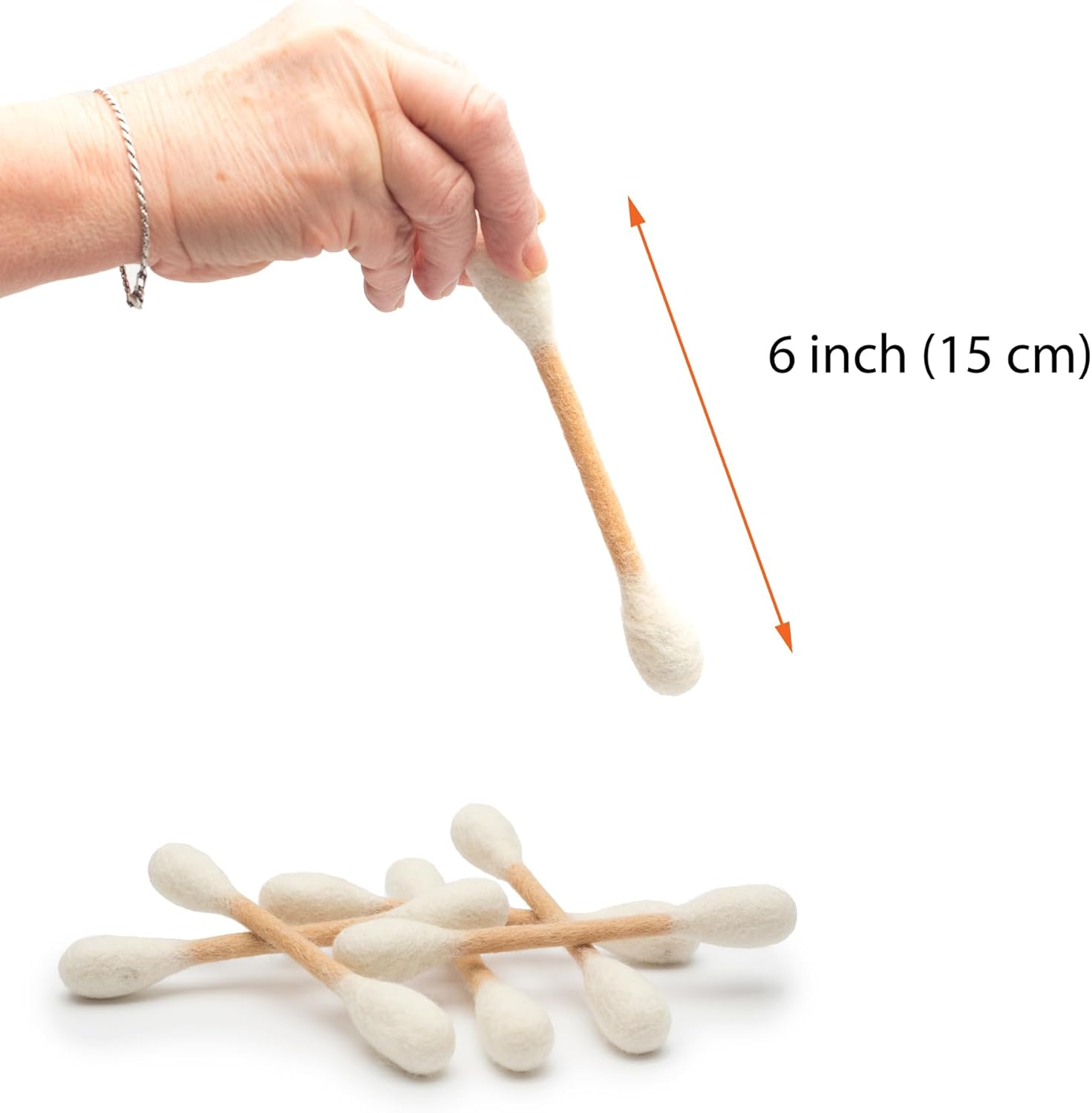 Glaciart One Swabs Cat Toys with Catnip - 6 Pk | Durable for Chew, Cute Cat Toys Interactive Kitty for Boredom, Exercise, & Play | Filled W/Organic Catnip for Anxiety & as Digestive Aid | Gift Idea image number 6