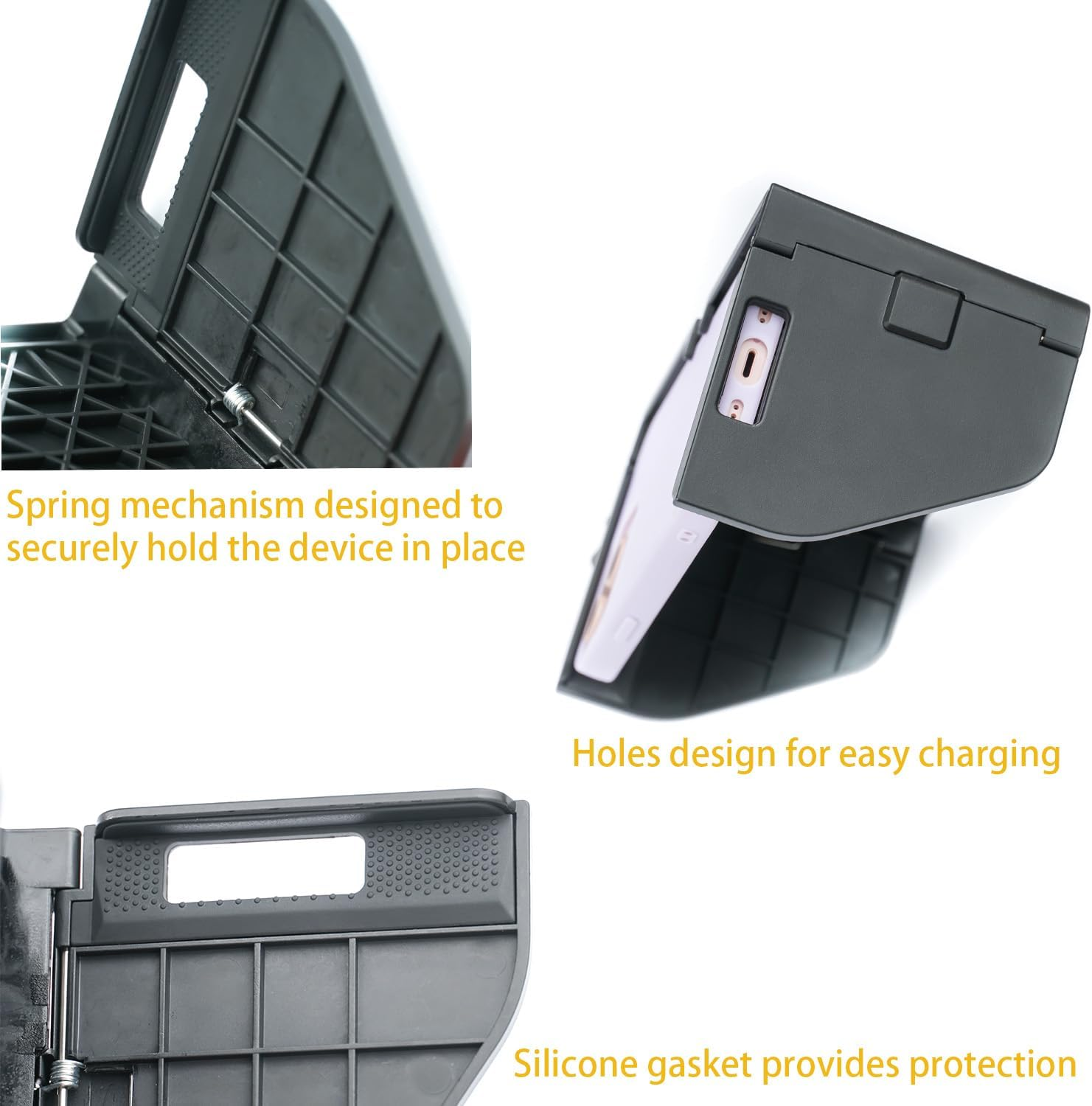 TFY Foldable Sun Shade Visor for Mobile Phones, Anti-Glare Hood, Sun Shield, Easy to Install, Stable and Secure Fit, Portable and Foldable Design image number 1