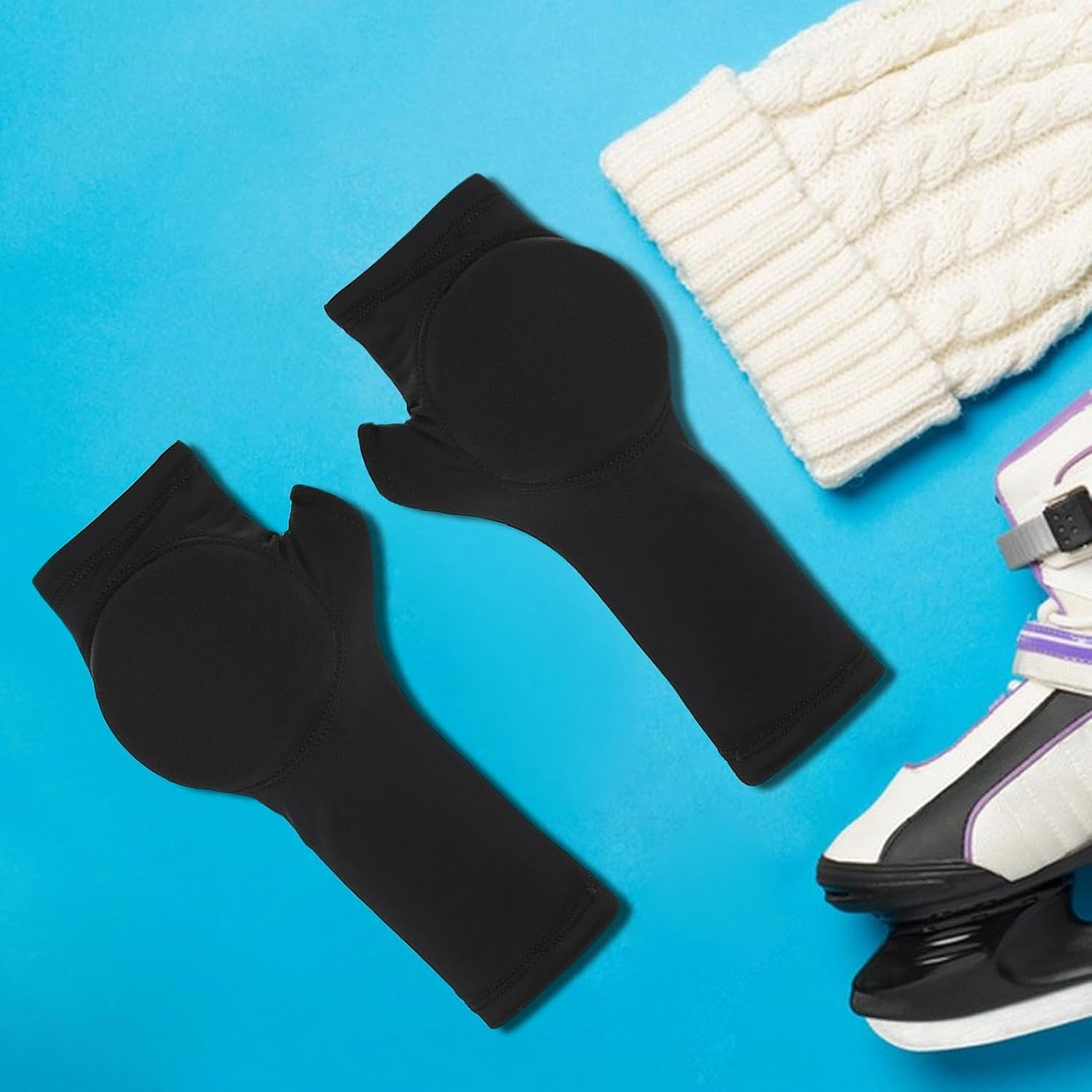 Figure Skating Gloves, Figure Skating Gloves, Hand Safety Equipment for Ice Sports, Hand Protective Cover for Figure Skating, Sport, for Women