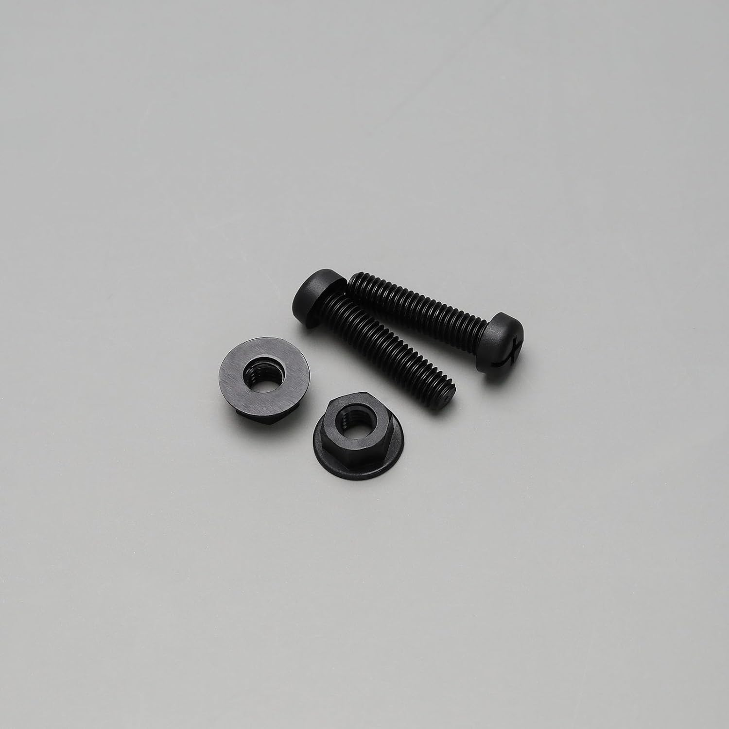 Emagtech 30 Sets Plastic License Plate Screws with Hex Nuts M6 Car Number Plate Fixing Fitting Fasteners for Car Auto Motorcycle Supplies (15 Sets Black & 15 Sets White) image number 6