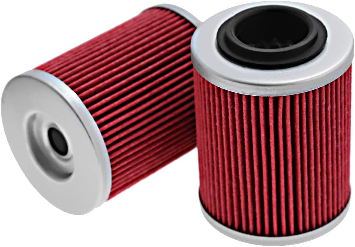 Oil Filter for Can-Am Outlander 330 400 450 500 570 650 800 850 1000 Replace OEM# 420256188 711256188 KN152 HF152 (4Pcs) image number 5