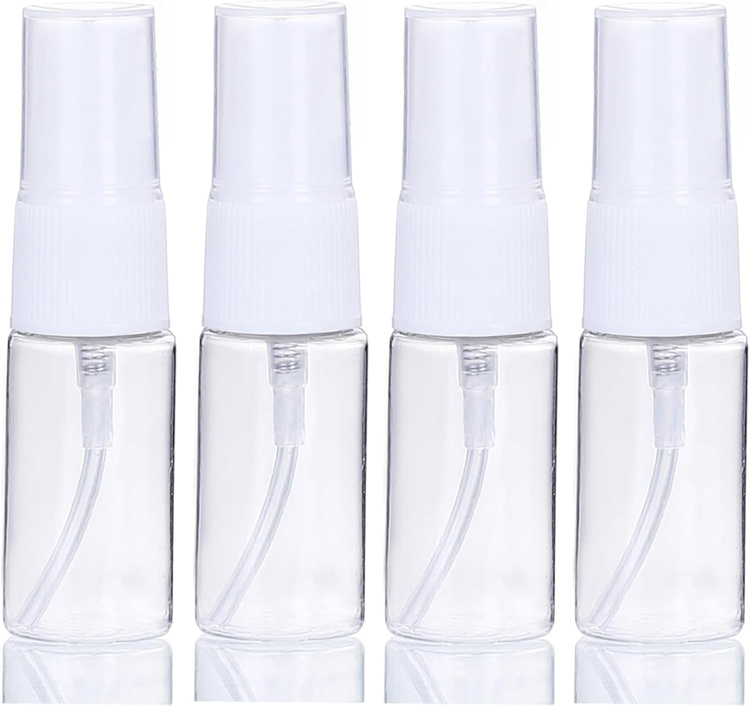 Luxiremi 4 X 20 Ml Refillable Spray Bottles, Reusable Travel Fine Mist Spray Bottles for Hair, Cleaning, Aromatherapy and Essential Oil image number 1