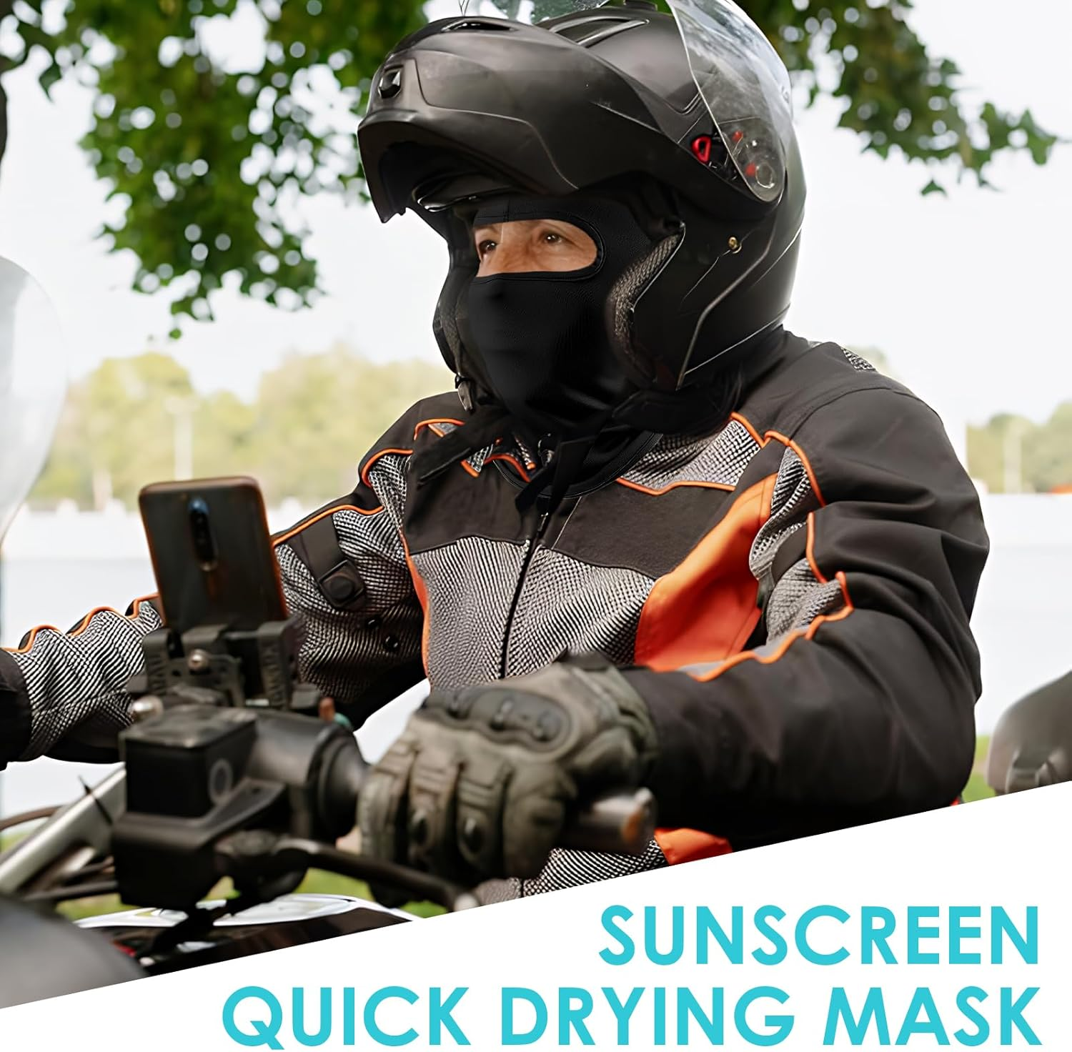 Balaclava Shiesty Ski Mask, Windproof Cold-Resistant Breathable Quick-Drying Sun-Protection Black Face Masks, Skiing Snowboarding Motorcycle Cycling for Summer Winter Other Seasons for Men and Women image number 3