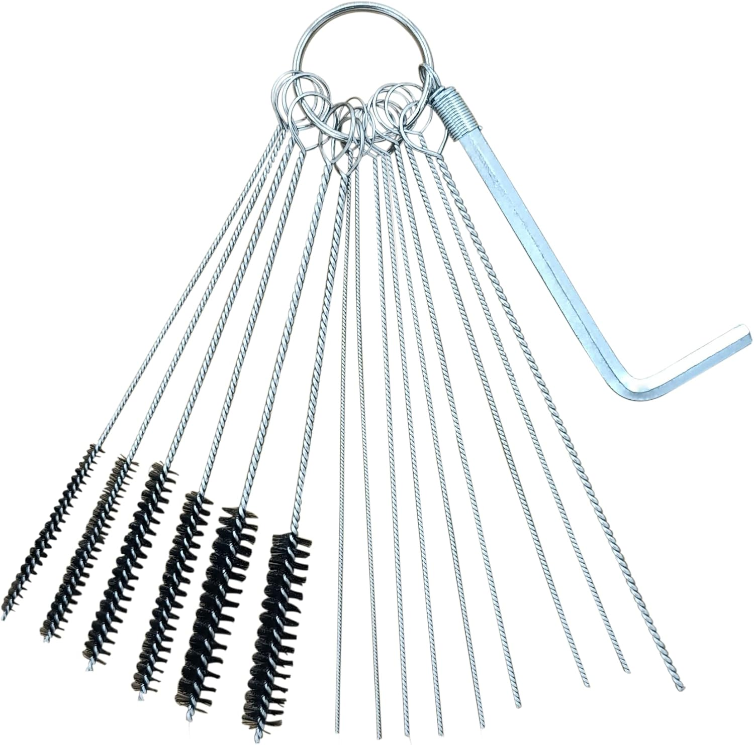 AIBICI Carburetor Adjustment Tool Screwdriver Cleaning Kit Carrying Case for Common 2 Cycle Small Engine, Fits Stihl Poulan Husqvarna MTD Trimmer Weedeater Chainsaw, Pack of 8 image number 3