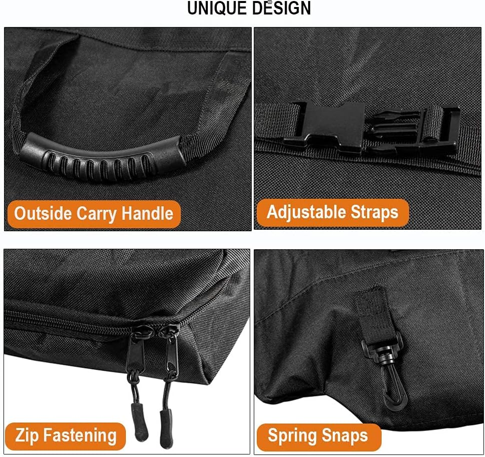 Hard Top Freedom Top Panels Storage Bag for All 2007-2025 Jeep Wrangler JK JKU JL JLU Sports Sahara Freedom Rubicon Unlimited Gladiator JT 2 and 4 Doors image number 6